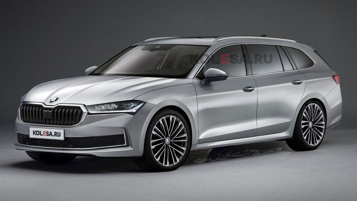 Unofficial Vision of the New Skoda Superb: Close Comparison to the Production Version